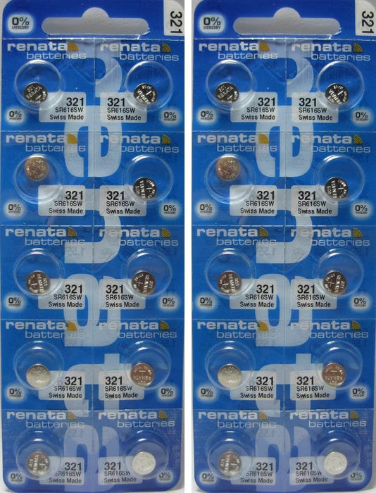 Renata 373 SR916SW Baterías – 1.55 V Óxido de Plata 373 Batería de reloj (10 unidades) - Quierox - Tienda Online