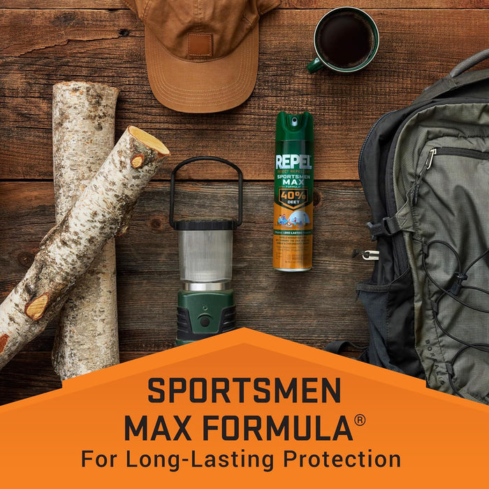 Repel Repelente de Insectos Sportsmen Max Fórmula 40% DEET - Quierox - Tienda Online