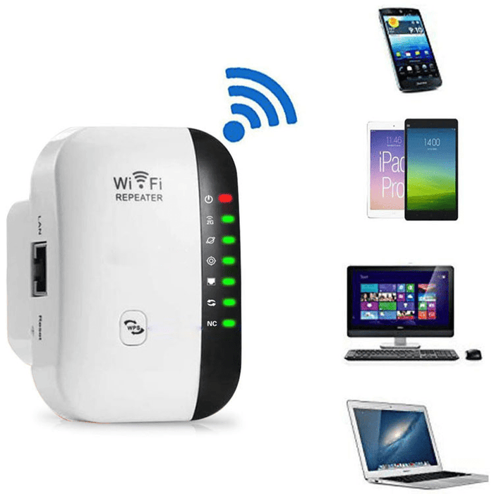 Repetidor Wifi Inalambrico Amplificador Señal MT02 De 300 Mbps - Quierox - Tienda Online