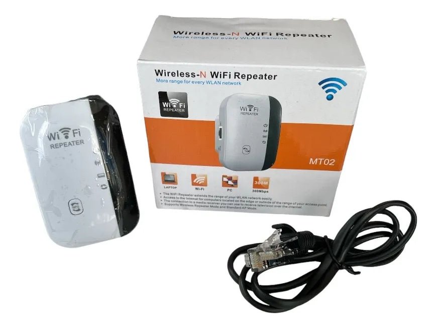 Repetidor Wifi Inalambrico Amplificador Señal MT02 De 300 Mbps - Quierox - Tienda Online