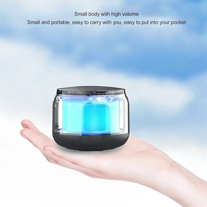 Reproductor de música portátil con luz LED, inalámbrica para exteriores, de Bluetooth - Quierox - Tienda Online
