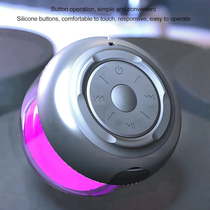 Reproductor de música portátil con luz LED, inalámbrica para exteriores, de Bluetooth - Quierox - Tienda Online