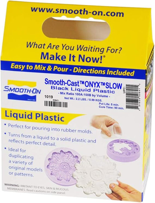 Resina de uretano Smooth - Cast Onyx Slow - Ultra Black - Unidad de pinta - Quierox - Tienda Online