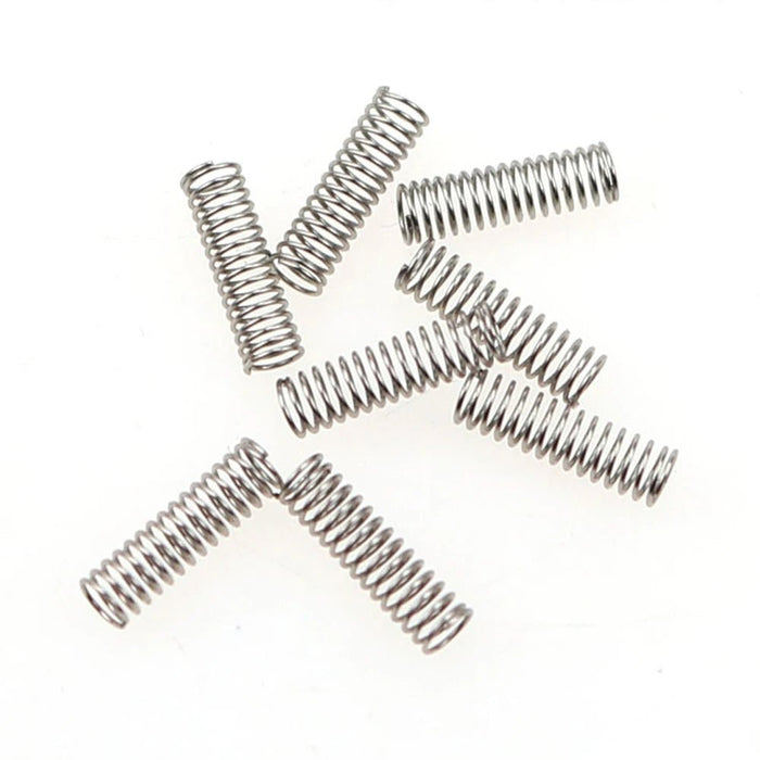 Resortes de compresión 10 PCS de Acero inoxidable 0.3 mm(WD), 10mm (L), 3mm(OD) - Quierox - Tienda Online