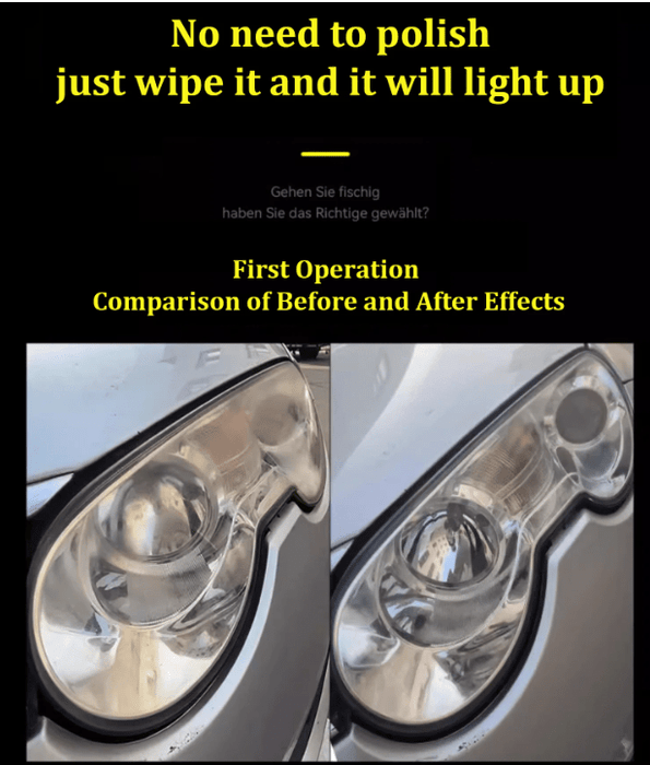Restauración de faros de coche, reparación del amarilleo oxidativo, polímero líquido - Quierox - Tienda Online