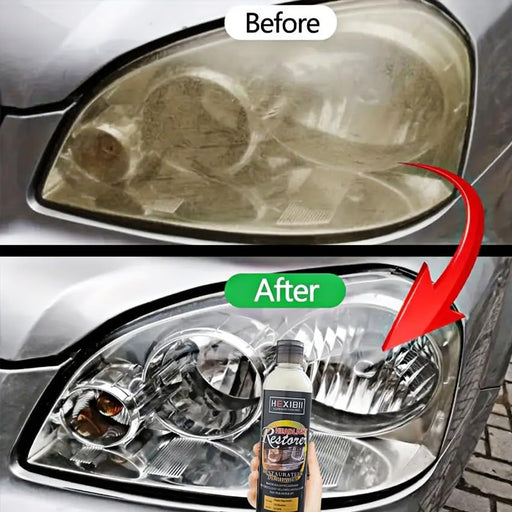 Restauración y limpieza de faros de coche, elimina la opacidad, amarilleamiento y oxidación - Quierox - Tienda Online