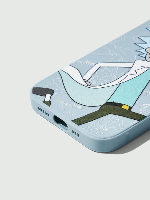 Rick y Morty | ROMWE 1 pieza Funda de silicona para teléfono con gráficos de anime - Quierox - Tienda Online