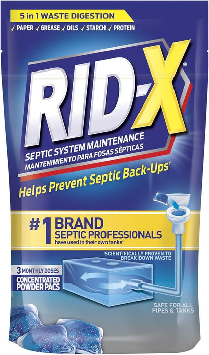 RID - X Cápsulas de tratamiento de tanque séptico - Quierox - Tienda Online