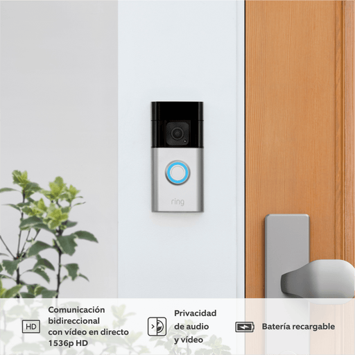 RING Videotimbre Plus con batería - Quierox - Tienda Online