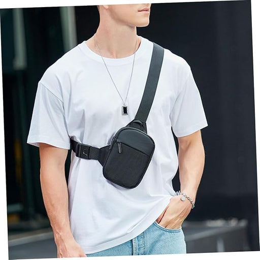 Riñonera Ajustable Para Hombre y Mujer, Bolso Pecho De Poliéster Resistente Al Desgaste, Estilo Casual Para Exteriores - Quierox - Tienda Online