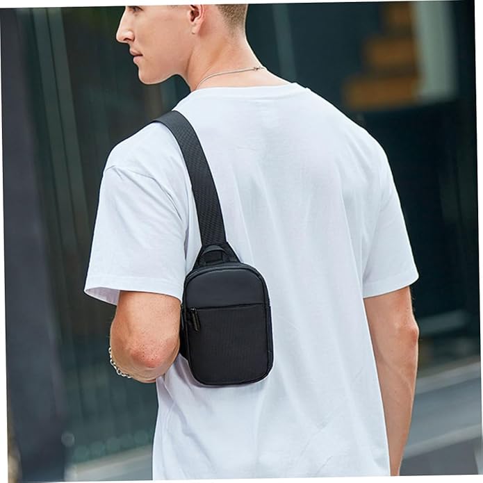 Riñonera Ajustable Para Hombre y Mujer, Bolso Pecho De Poliéster Resistente Al Desgaste, Estilo Casual Para Exteriores - Quierox - Tienda Online