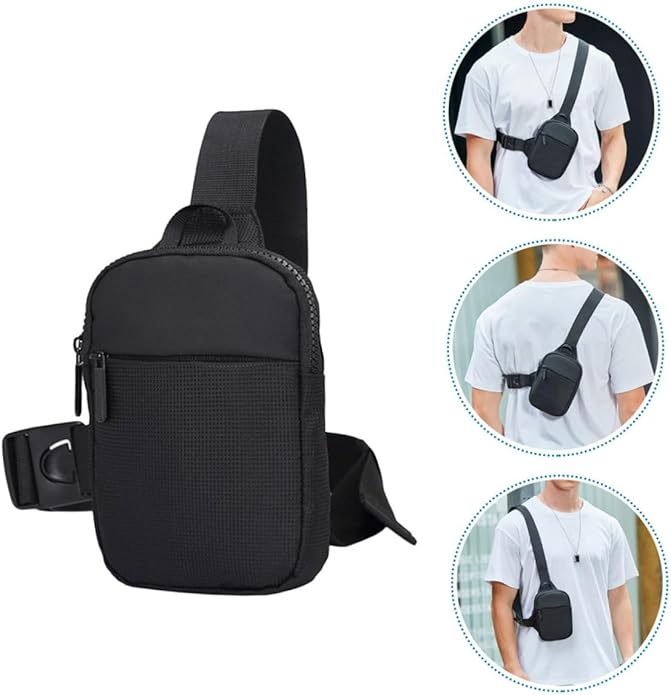 Riñonera Ajustable Para Hombre y Mujer, Bolso Pecho De Poliéster Resistente Al Desgaste, Estilo Casual Para Exteriores - Quierox - Tienda Online