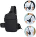 Riñonera Ajustable Para Hombre y Mujer, Bolso Pecho De Poliéster Resistente Al Desgaste, Estilo Casual Para Exteriores - Quierox - Tienda Online