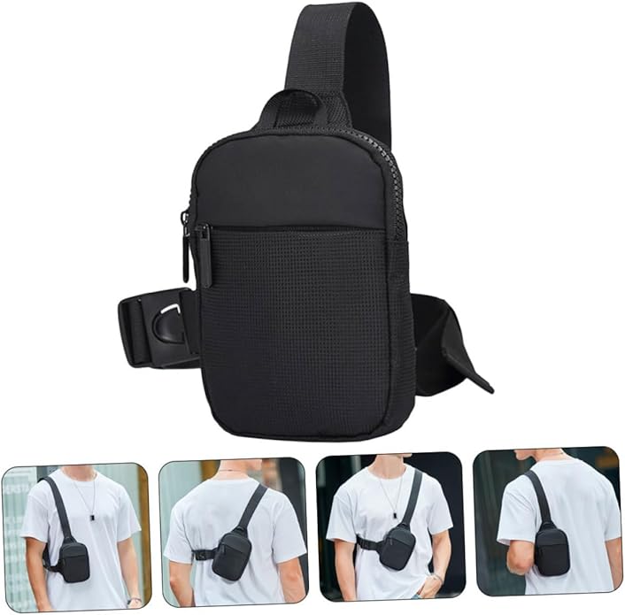 Riñonera Ajustable Para Hombre y Mujer, Bolso Pecho De Poliéster Resistente Al Desgaste, Estilo Casual Para Exteriores - Quierox - Tienda Online