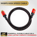 Ritz Gear Cable HDMI 2.0 4K de 1 pie, cable de nailon trenzado de alta velocidad - Quierox - Tienda Online
