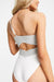 River Island Trikini blanco asimétrico elástico - Quierox - Tienda Online
