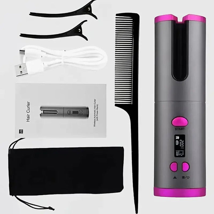 Rizador de Cabello Inalámbrico Recargable por USB - Quierox - Tienda Online