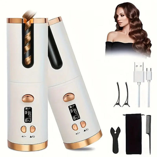 Rizador de Cabello Inalámbrico Recargable por USB - Quierox - Tienda Online