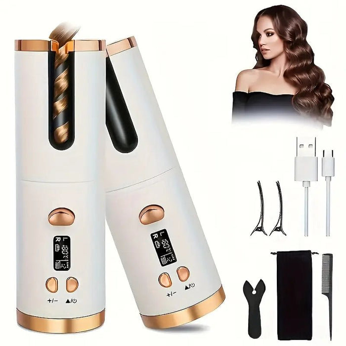 Rizador de Cabello Inalámbrico Recargable por USB - Quierox - Tienda Online