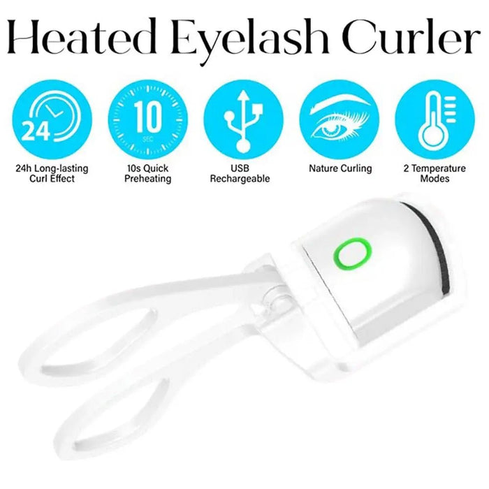 Rizador de pestañas eléctrico con calentador - Quierox - Tienda Online