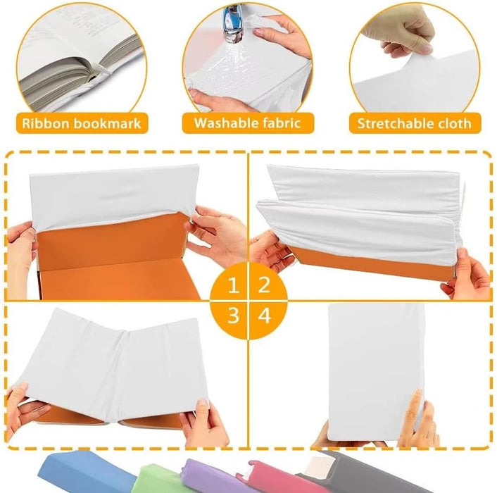 Rnyleeg Fundas de libro jumbo, lavables, duraderas, reutilizables, (A Joyful Heart is Good Medicine) - Quierox - Tienda Online