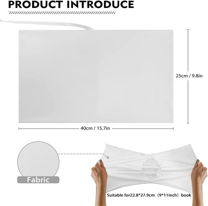 Rnyleeg Fundas de libro jumbo, lavables, duraderas, reutilizables, (A Joyful Heart is Good Medicine) - Quierox - Tienda Online