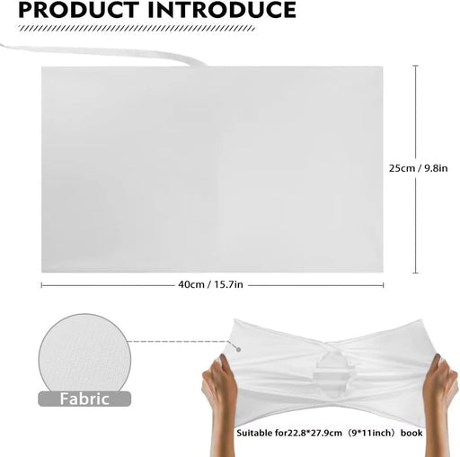 Rnyleeg Fundas elásticas para libros, fundas gigantes para libros de tapa dura con texto You are Fearfully and Wonderfully - Quierox - Tienda Online