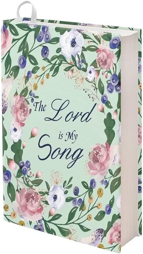 Rnyleeg protector de libros The Lord is My Song Book Cover se adapta a la mayoría de libros de texto de tapa dura de hasta 9 x 11" - Quierox - Tienda Online