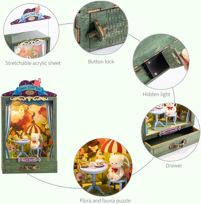 ROBOTIME Kits de casa de muñecas DIY con Accesorios y Muebles para adultos - Quierox - Tienda Online