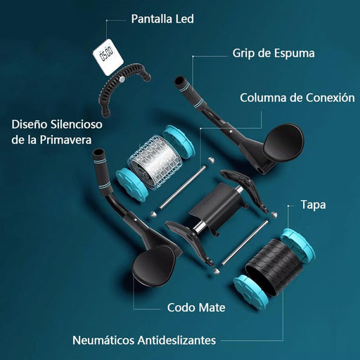 Rodillo de Ejercicio Abdominal Rueda Automatica - Quierox - Tienda Online