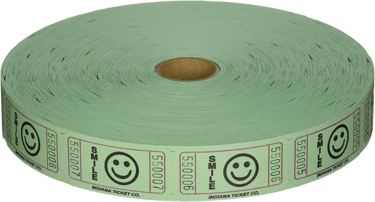 Rollo Rifa Rollo de 2,000 ticketes para rifa con sonrisa numerados consecutivamen ...