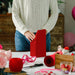 Rollo de papel kraft rojo para envolver regalos, embalajes, transporte y manualidades. - Quierox - Tienda Online