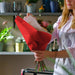 Rollo de papel kraft rojo para envolver regalos, embalajes, transporte y manualidades. - Quierox - Tienda Online