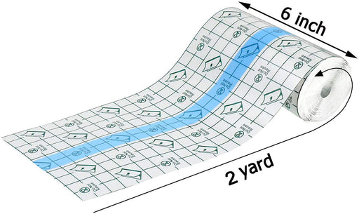 Rollos de vendajes impermeables para el cuidado posterior de tatuajes, 6 pulgadas x 2,2 yardas - Quierox - Tienda Online