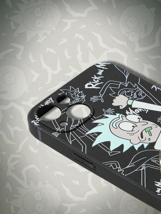 ROMWE Funda de silicona para teléfono con dibujos animados de Rick y Morty - Quierox - Tienda Online