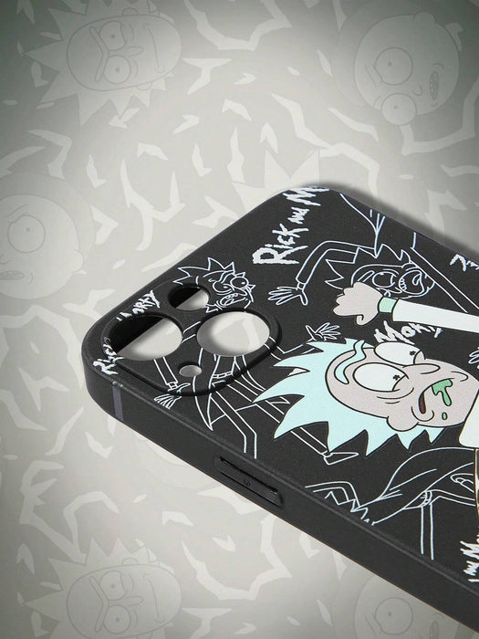 ROMWE Funda de silicona para teléfono con dibujos animados de Rick y Morty - Quierox - Tienda Online