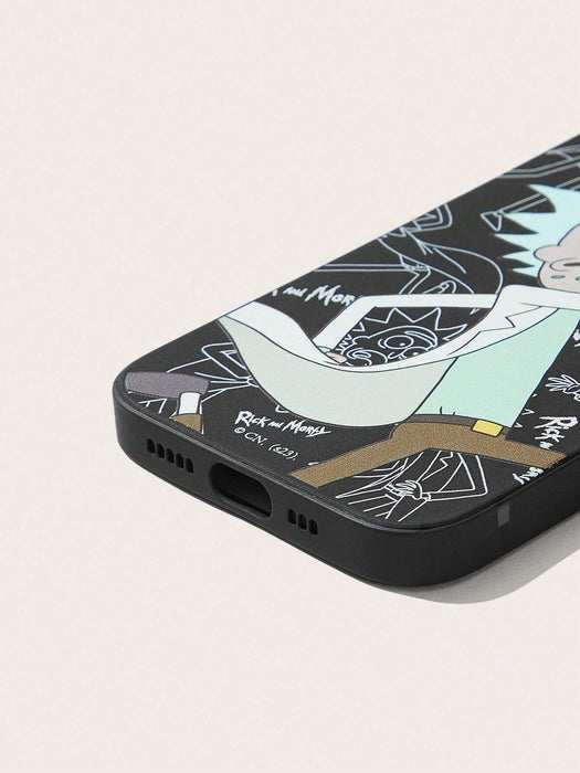 ROMWE Funda de silicona para teléfono con dibujos animados de Rick y Morty - Quierox - Tienda Online