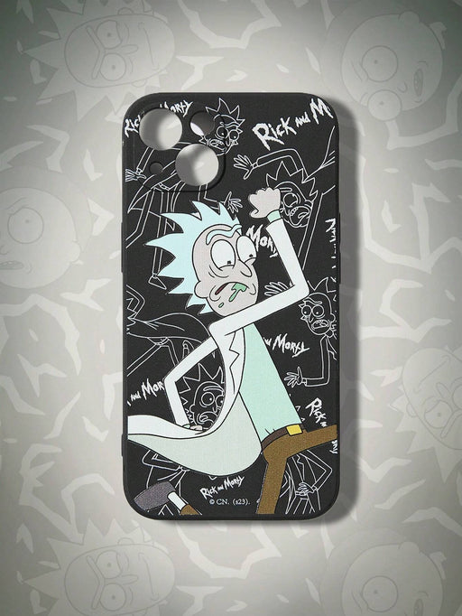 ROMWE Funda de silicona para teléfono con dibujos animados de Rick y Morty - Quierox - Tienda Online