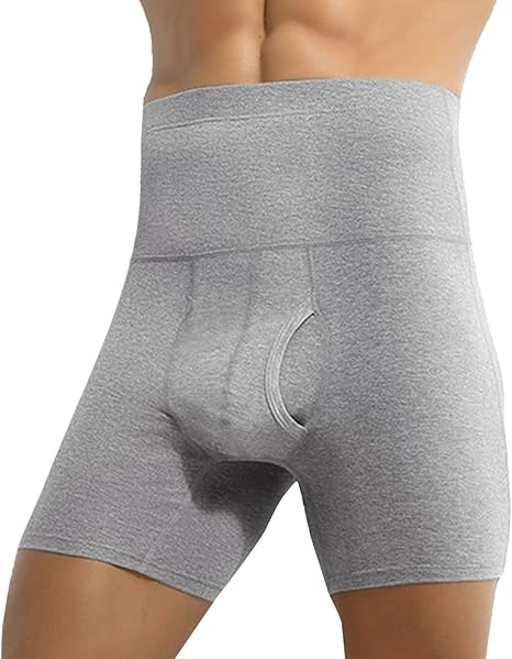 Ropa interior de algodón para hombre, de cintura alta, control de abdomen - Quierox - Tienda Online