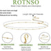 Rotnso Cadenas de Cintura Chapadas en Oro de 14K - Quierox - Tienda Online