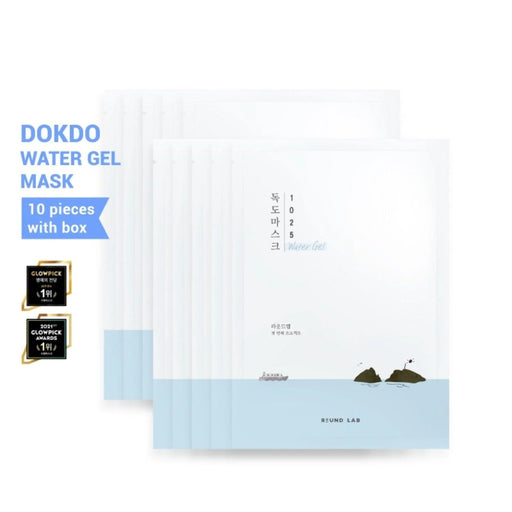 Round Lab 10 piezas 1025 Dokdo Mascarilla de Gel Acuoso en Lámina - Quierox - Tienda Online