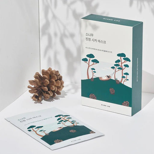 Round Lab 10 piezas de Mascarilla facial relajante de pino y centella asiática - Quierox - Tienda Online