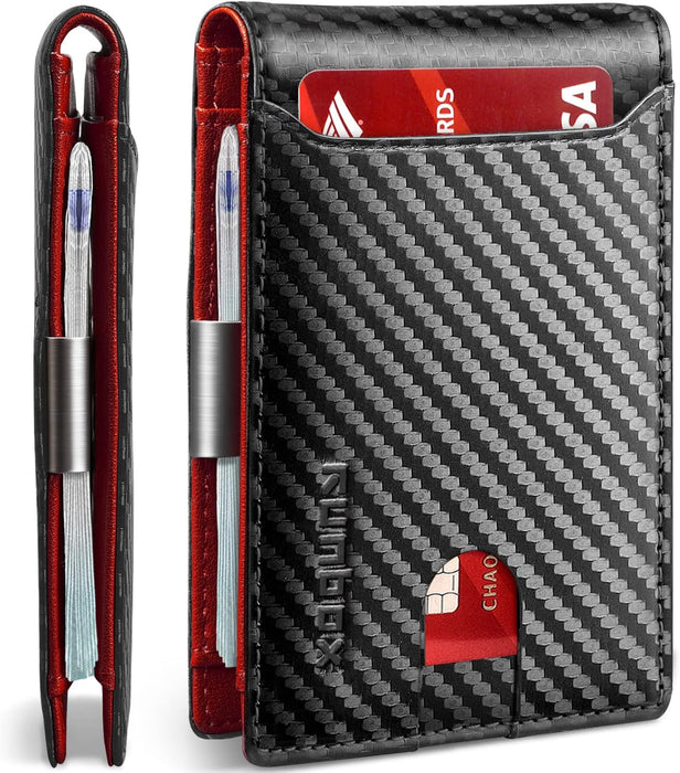 RUNBOX Billeteras delgadas para hombre de cuero para dinero - Quierox - Tienda Online