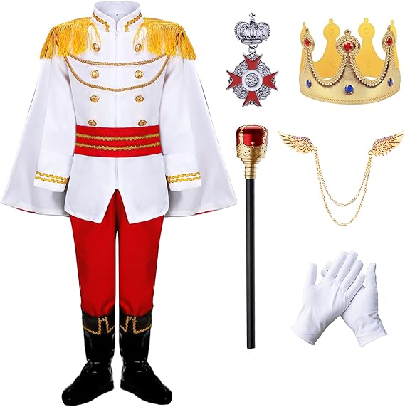 RuuYiicoco Disfraz de Príncipe Encantador para Niños Cosplay - Quierox - Tienda Online