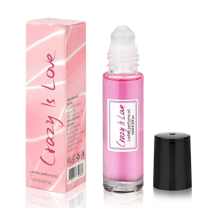 FLATPEA Perfume de aceite con feromonas en bola de 10ml con Notas de ámbar de vainilla, frutales, florales y almizcle