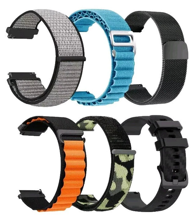 6 Correas para reloj CARBINOX PRO EDICIÓN LIMITADA, duradera, 22 mm