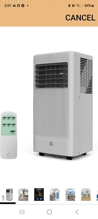 Shein Mini ventilador de aire acondicionado pequeño con humidificación