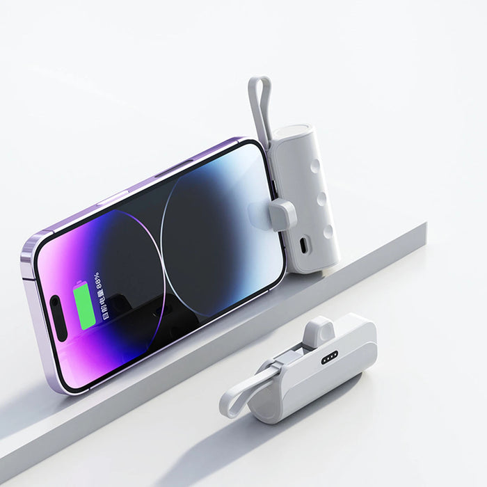 SHEIN Mini cargador portátil, cargador portátil para teléfono