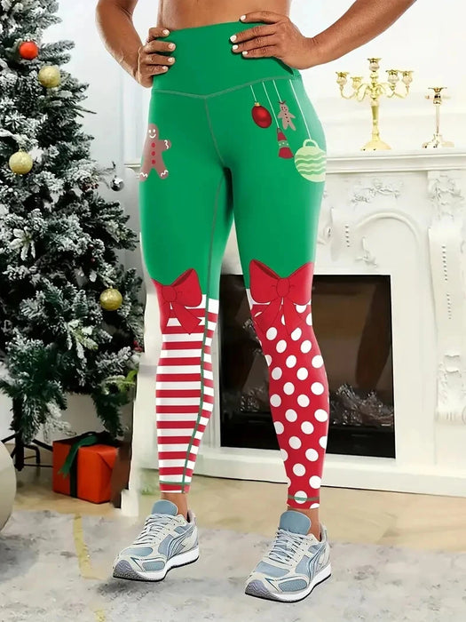 Leggings navideños para mujer, lindos y divertidos para fiestas y entrenamientos