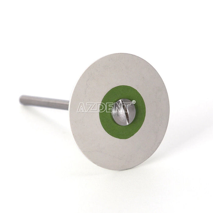 AZDENT Dental Cerámica Caucho Medio Grueso Diamante Pulidor Rueda HP Fresas Porcelana
